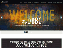 Tablet Screenshot of dbbc.ca